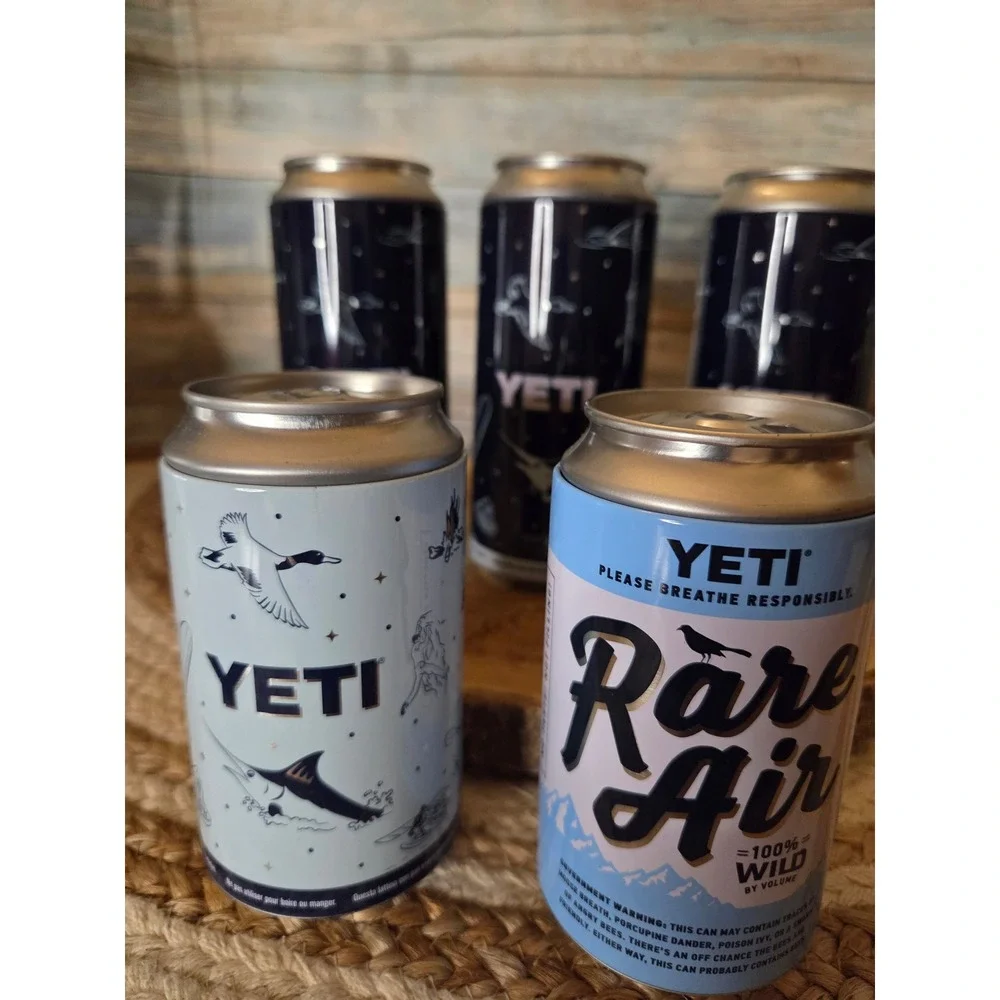 YETI Rare Air Collectible Stash Cans Set of 5 Novelty Hidden Storage Containers